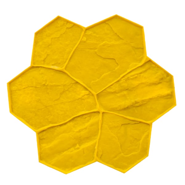Bonway Bon 12-599 Texture Mat, Random Stone Yellow, 29" X 29" 12-599 - main